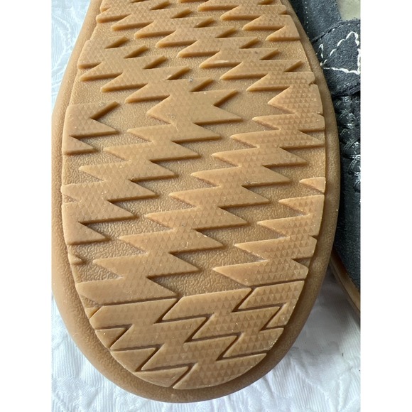 W's Pendleton Women's Mocasin Slipper US 8 grey lined laces - Picture 6 of 7